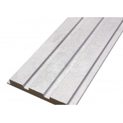 СТЕНОВАЯ ПАНЕЛЬ РЕЕЧНАЯ МДФ БЕТОН БЕЛЫЙ (WANDERPLAST)