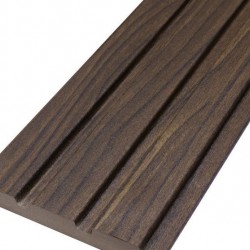 СТЕНОВАЯ ПАНЕЛЬ РЕЕЧНАЯ МДФ ОРЕХ ТЕМНЫЙ (WANDERPLAST)