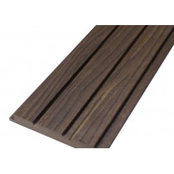 СТЕНОВАЯ ПАНЕЛЬ РЕЕЧНАЯ МДФ ОРЕХ ТЕМНЫЙ (WANDERPLAST)