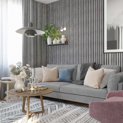 СТЕНОВАЯ ПАНЕЛЬ РЕЕЧНАЯ "ЯСЕНЬ СЕРЫЙ" 3D RAIL (GRACE)