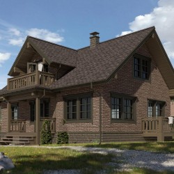 ФАСАДНАЯ ПАНЕЛЬ BERGART ЛЕСНОЙ ФУНДУК LUX 1,809*0,285 (DOCKE)