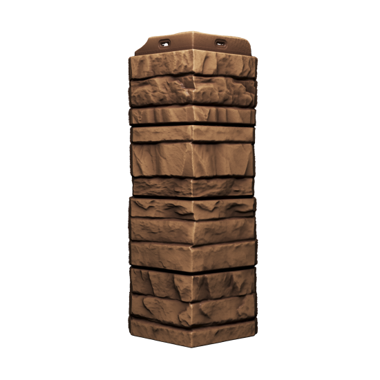 УГОЛ ДЕКОРАТИВНЫЙ ROCKY КЕДРОВЫЙ ОРЕХ LUX 400мм DOCKE