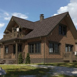 УГОЛ ДЕКОРАТИВНЫЙ ROCKY КЕДРОВЫЙ ОРЕХ LUX 400мм (DOCKE)