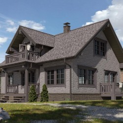 УГОЛ ДЕКОРАТИВНЫЙ СЛАНЕЦ ВАЛЬ-ГАРДЕНА STANDART 432мм (DOCKE)