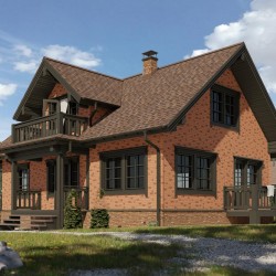 УГОЛ ДЕКОРАТИВНЫЙ FLEMISH КРАСНЫЙ ЖЖЕНЫЙ PREMIUM 443мм (DOCKE)