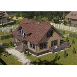 ЛАМИНИРОВАННАЯ ГИБКАЯ ЧЕРЕПИЦА DRAGON ЗРЕЛЫЙ КАШТАН DOCKE-PIE PREMIUM