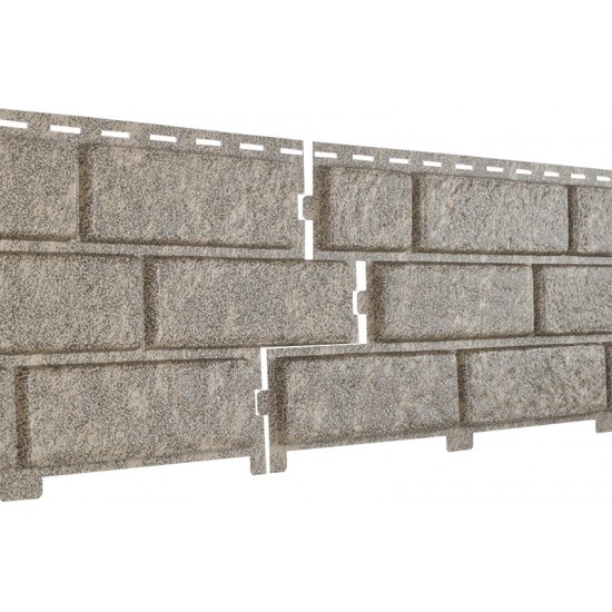 ФАСАДНАЯ ПАНЕЛЬ КИРПИЧ БЕЖЕВЫЙ 3025х230мм СТОУН-ХАУС Ю-ПЛАСТ