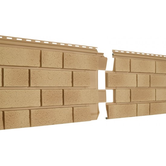 ФАСАДНАЯ ПАНЕЛЬ КЛИНКЕР БАЛТИК СВЕТЛАЯ МЕДЬ 1950х292мм СТОУН-ХАУС S-LOCK Ю-ПЛАСТ