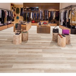 ВИНИЛОВЫЕ ПОЛЫ SPC ДУБ СВЕТЛЫЙ 42кл V4-фаска 3,5мм (CRONAFLOOR РФ)