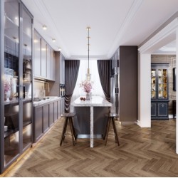 ВИНИЛОВЫЕ ПОЛЫ SPC ДУБ ТУЛУЗА 42кл V4-фаска 4,5мм (CRONAFLOOR РФ)