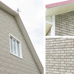 Сайдинг С-ЛОК КЛИНКЕР БАЛТИК ХОЛОДНЫЙ ЦЕМЕНТ «Стоун хаус» 0,292*1,95м (U-Plast)