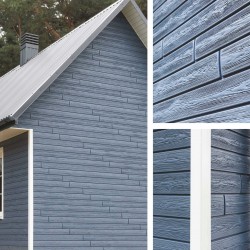 ФАСАДНАЯ ПАНЕЛЬ ХОКЛА COLOR ГОЛУБИКА 2000х250мм Ю-ПЛАСТ