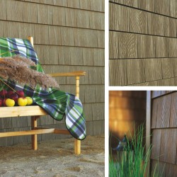 Сайдинг ЩЕПА КАШТАНОВАЯ «ХОКЛА С-ЛОК» 2,0*0,206м (U-Plast)