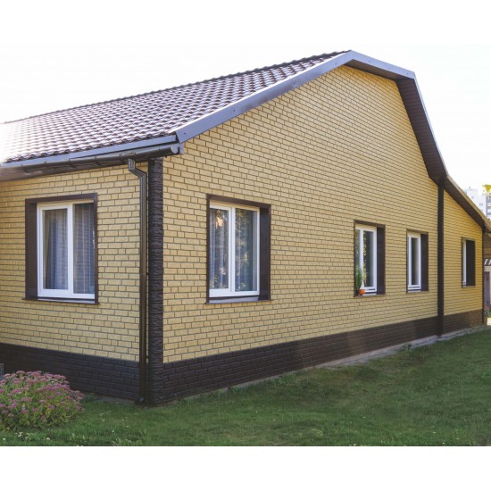 ФАСАДНАЯ ПАНЕЛЬ КИРПИЧ ПЕСОЧНЫЙ С ДЕКОРИРОВАННЫМ ШВОМ 3025х230мм СТОУН-ХАУС Ю-ПЛАСТ