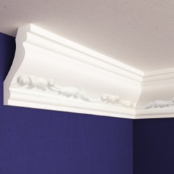 Плинтус потолочный С108/80 2м (СОЛИД)