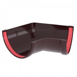 УГОЛ ЖЕЛОБА 135гр ПВХ D120 (GRAND-LINE КЛАССИКА)