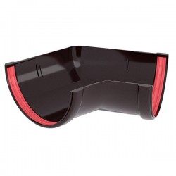 УГОЛ ЖЕЛОБА 135гр ПВХ D120 (GRAND-LINE КЛАССИКА)