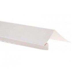 Околооконная планка БЕЛАЯ узкая 3,0м для сайдинга Альта-Профиль