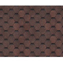 ГИБКАЯ ЧЕРЕПИЦА СОТА КОРИЧНЕВАЯ DOCKE-PIE STANDART