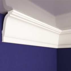 Плинтус потолочный С34/67 2м (СОЛИД)