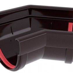 УГОЛ ЖЕЛОБА 135гр ПВХ D135 (GRAND-LINE ДИЗАЙН)