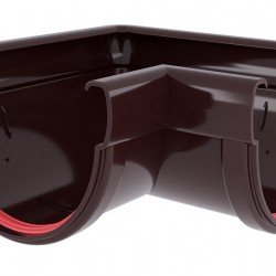 УГОЛ ЖЕЛОБА 90гр ПВХ D135 (GRAND-LINE ДИЗАЙН)