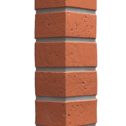 УГОЛ ДЕКОРАТИВНЫЙ BERG КИРПИЧНЫЙ PREMIUM 461мм (DOCKE)