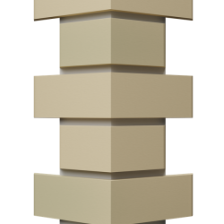 УГОЛ ДЕКОРАТИВНЫЙ FLEMISH ЯНТАРНЫЙ PREMIUM 443мм (DOCKE)