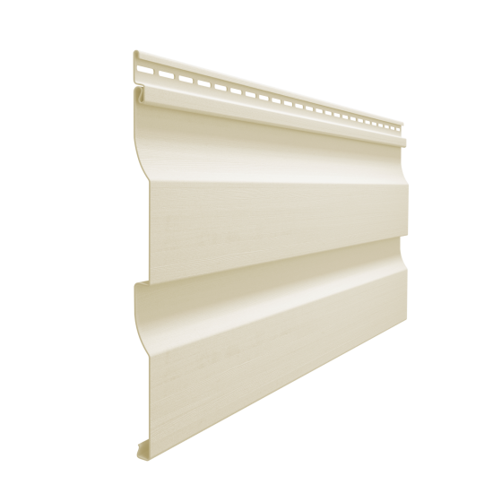 САЙДИНГ КОРАБЕЛЬНЫЙ БРУС СЛИВКИ D4.5D 3600х232мм DOCKE PREMIUM