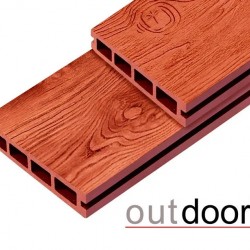 ТЕРРАСНАЯ ДОСКА ДПК NEVADA/CALIFORNIA КРАСНОЕ ДЕРЕВО 4,0м (OUTDOOR)