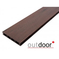 ТЕРРАСНАЯ ДОСКА ДПК ВЕЛЬВЕТ/ШЛИФОВАННАЯ КОРИЧНЕВАЯ МИКС 4,0м (OUTDOOR)