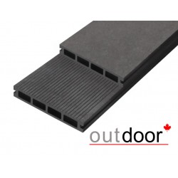 ТЕРРАСНАЯ ДОСКА ДПК ВЕЛЬВЕТ/ШЛИФОВАННАЯ ТЕМНО-КОРИЧНЕВАЯ 3,0м (OUTDOOR)