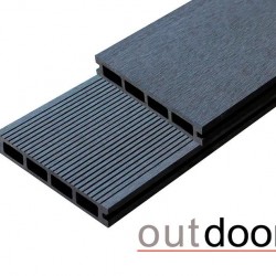 ТЕРРАСНАЯ ДОСКА ДПК ВЕЛЬВЕТ/ШЛИФОВАННАЯ ЧЕРНАЯ 4,0м (OUTDOOR)