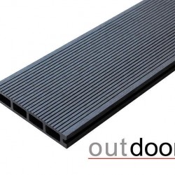 ТЕРРАСНАЯ ДОСКА ДПК ВЕЛЬВЕТ/ШЛИФОВАННАЯ ЧЕРНАЯ 3,0м (OUTDOOR)