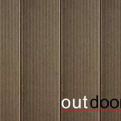 ТЕРРАСНАЯ ДОСКА ДПК ВЕЛЬВЕТ/БРАШ ТЕМНО-КОРИЧНЕВАЯ 4,0м (OUTDOOR)