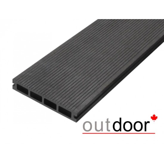 ТЕРРАСНАЯ ДОСКА ДПК ВЕЛЬВЕТ/ШЛИФОВАННАЯ ТЕМНО-КОРИЧНЕВАЯ 4,0м (OUTDOOR)