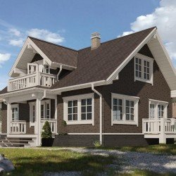 УГОЛ ДЕКОРАТИВНЫЙ FLEMISH ТЕМНО-КОРИЧНЕВЫЙ PREMIUM 443мм (DOCKE)