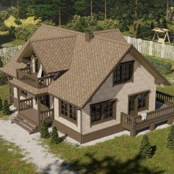 ГИБКАЯ ЧЕРЕПИЦА ШЕСТИГРАННИК СВЕТЛО-КОРИЧНЕВЫЙ DOCKE-PIE EURASIA