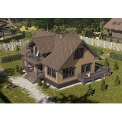 ЛАМИНИРОВАННАЯ ГИБКАЯ ЧЕРЕПИЦА DRAGON ТЕМНО-КОРИЧНЕВЫЙ DOCKE-PIE EUROPA