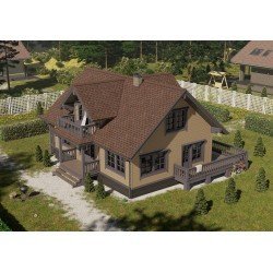 ЛАМИНИРОВАННАЯ ГИБКАЯ ЧЕРЕПИЦА DRAGON ТЕМНО-КОРИЧНЕВЫЙ DOCKE-PIE STANDART