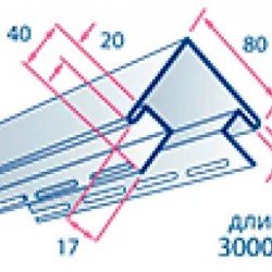 Угол наружный ИВОРИ 3,0м для сайдинга Альта-Профиль