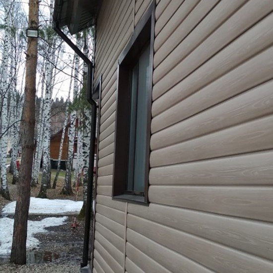 Cайдинг ОРЕХ БЛОК-ХАУС D4.7T 3,6*0,24м DOCKE PREMIUM