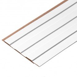 СТЕНОВАЯ ПАНЕЛЬ РЕЕЧНАЯ МДФ БЕЛАЯ LIGHT (WANDERWELT)