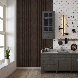 СТЕНОВАЯ ПАНЕЛЬ РЕЕЧНАЯ "МАХАГОН" 3D RAIL (GRACE)