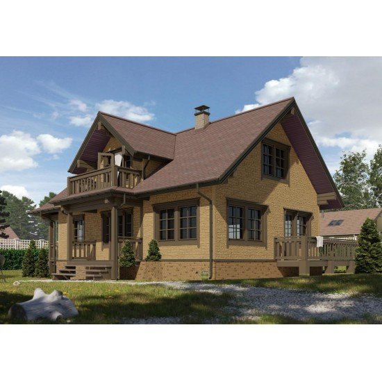 ФАСАДНАЯ ПАНЕЛЬ АЛТАЙ КОРИЦА STANDART 1,196*0,426 (DOCKE)