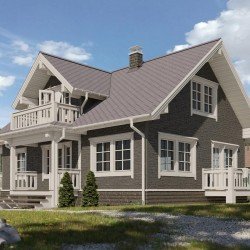 УГОЛ ДЕКОРАТИВНЫЙ АЛТАЙ ГРАФИТ STANDART 426мм (DOCKE)