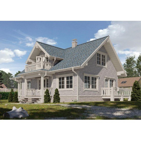 УГОЛ ДЕКОРАТИВНЫЙ СЛАНЕЦ ЛЕХ STANDART 432мм DOCKE