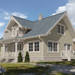 УГОЛ ДЕКОРАТИВНЫЙ СЛАНЕЦ ШАМОНИ STANDART 432мм (DOCKE)