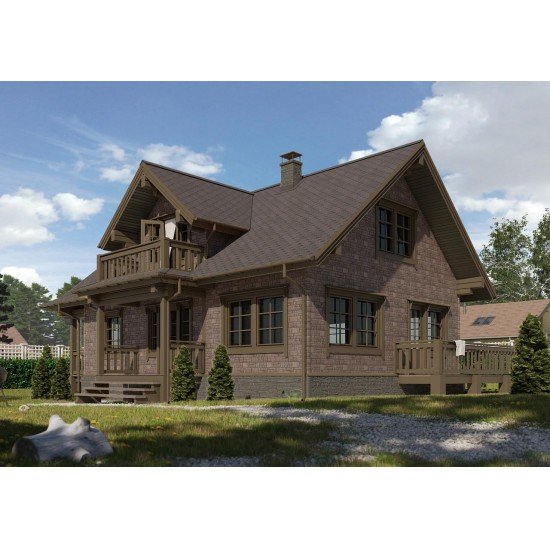 ФАСАДНАЯ ПАНЕЛЬ BURG ТЕМНЫЙ PREMIUM 1,072*0,472 (DOCKE)