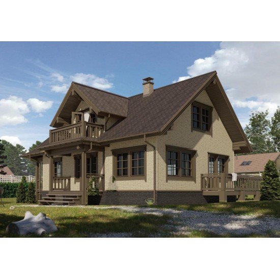 ФАСАДНАЯ ПАНЕЛЬ FLEMISH ЯНТАРНЫЙ PREMIUM 1,183*0,443 (DOCKE)